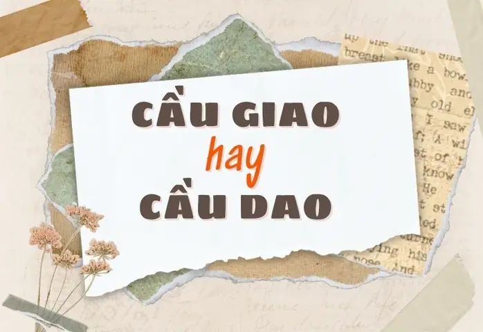 Cầu Giao Hay Cầu Dao: Từ Nào Đúng Chính Tả Và Tại Sao? Cầu Giao Hay Cầu Dao: Từ Nào Đúng Chính Tả Và Tại Sao?