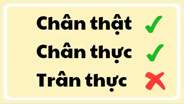 Chân Thực Hay Trân Thực: Phân Biệt Và Cách Dùng Đúng