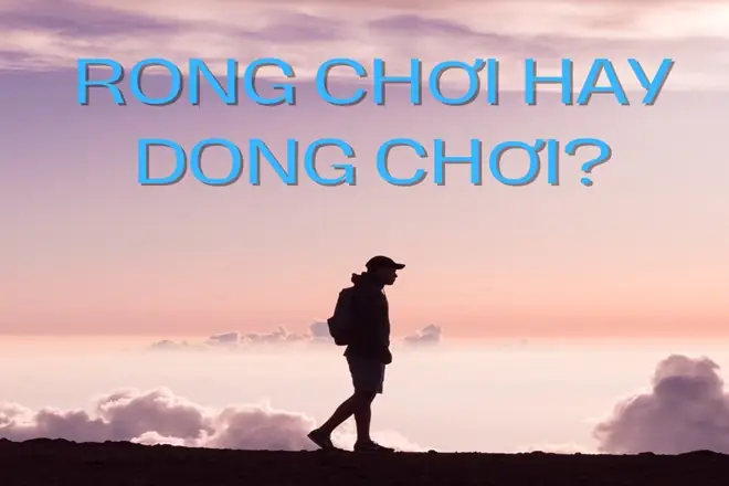 Rong Chơi Hay Dong Chơi? Phân Biệt Chính Xác Các Cặp Từ Đồng Âm