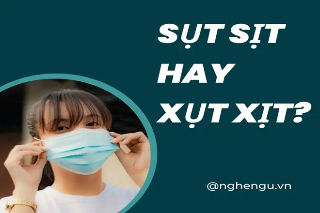 Sụt Sịt Hay Xụt Xịt: Cách Dùng Và Sự Khác Biệt Bạn Cần Biết