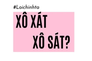 Xô Xát Hay Xô Sát: Đâu Là Cách Viết Đúng Theo Ngữ Cảnh?