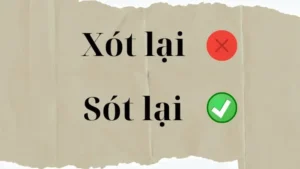 Xót Lại Hay Sót Lại: Phân Biệt Rõ Ràng Và Cách Dùng Chính Xác
