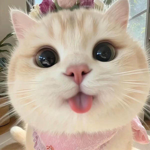 ảnh avatar mèo vô tri