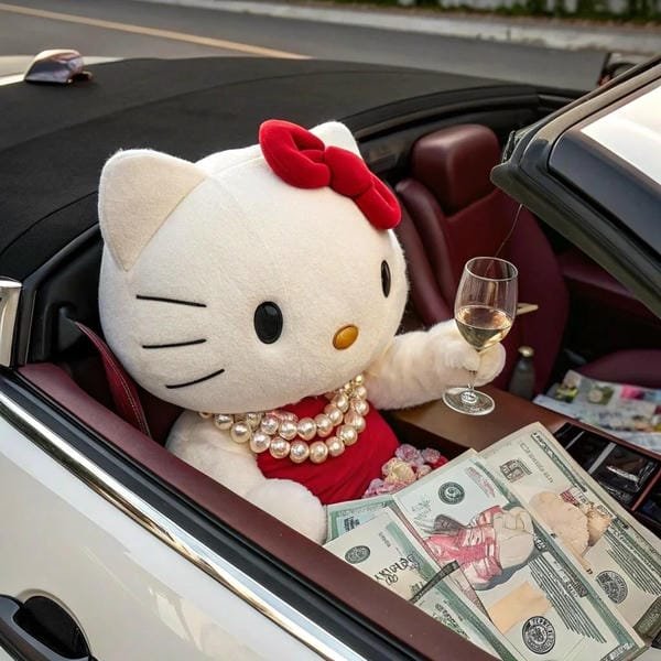 ảnh meme hello avatar hello kitty vô tri