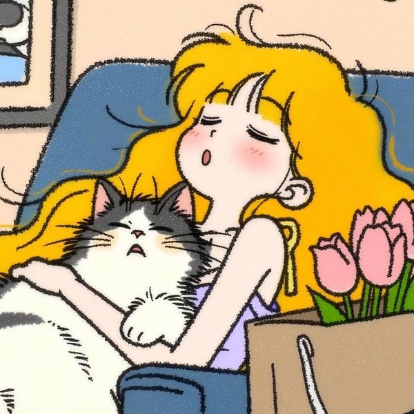 avatar ảnh anime chill lofi 14