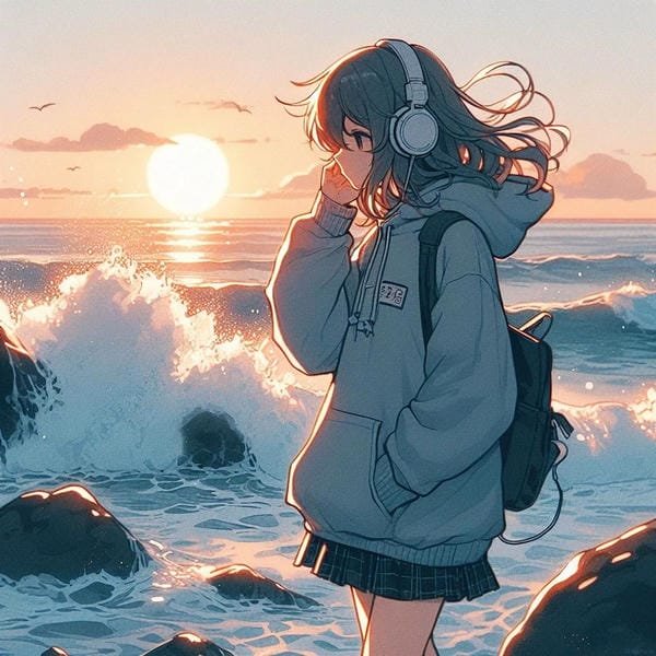 avatar anime nữ chill