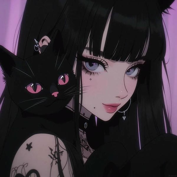 avatar anime nữ ngầu 13