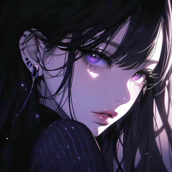 avatar anime nữ ngầu 17