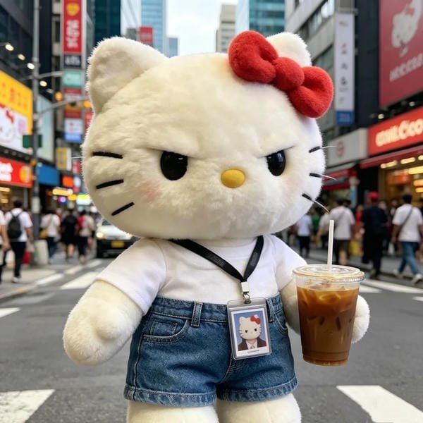 avatar hello kitty vô tri đôi