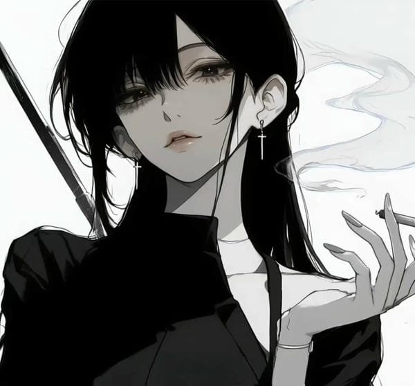 hình avatar anime nữ ngầu