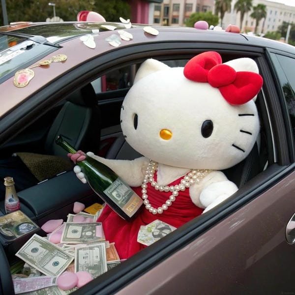 tiktok avatar hello kitty vô tri