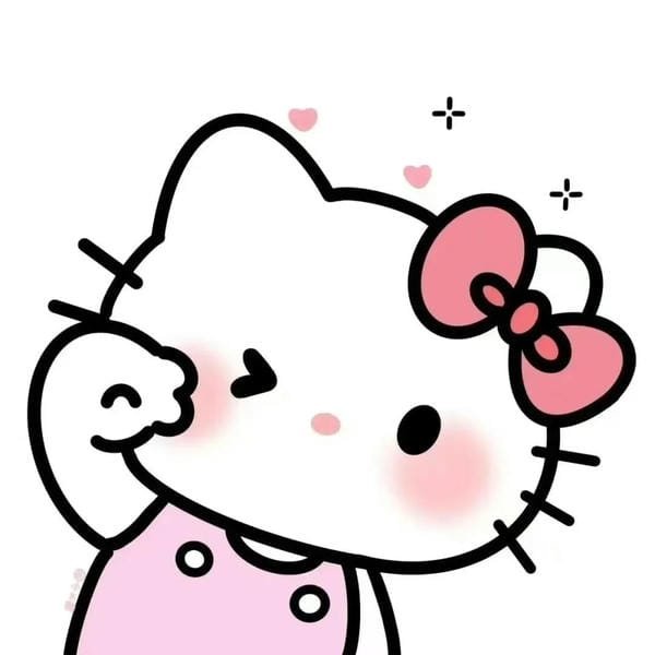 vô tri avatar hello kitty vô tri cute