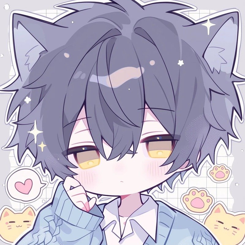 avatar anime nam cute chibi