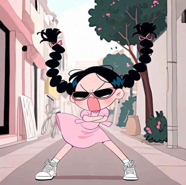 avatar chibi nữ ngầu 21