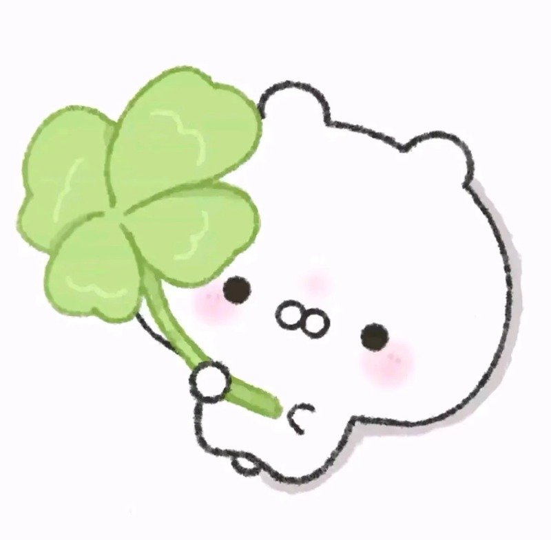 avatar cỏ 4 lá cute 15