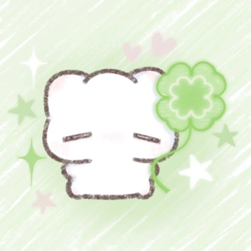 avatar cỏ 4 lá cute 16