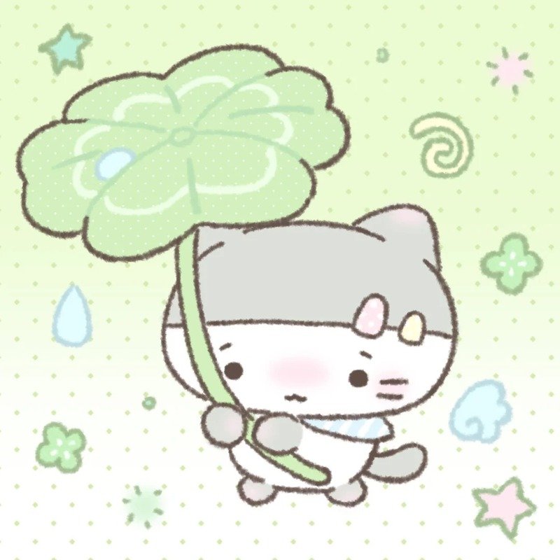 avatar cỏ 4 lá cute 21