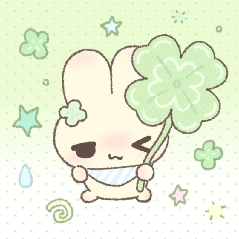 avatar cỏ 4 lá cute 27