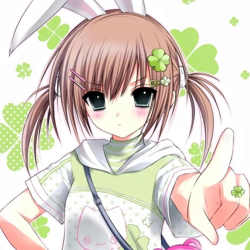 avatar cỏ 4 lá cute 5