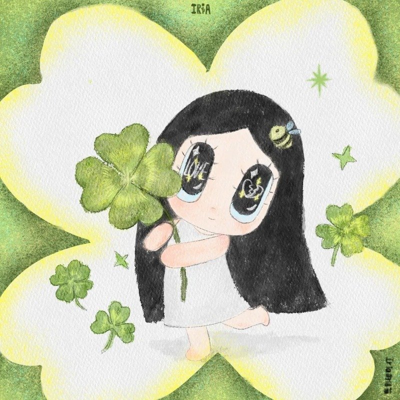 avatar cỏ 4 lá cute 6