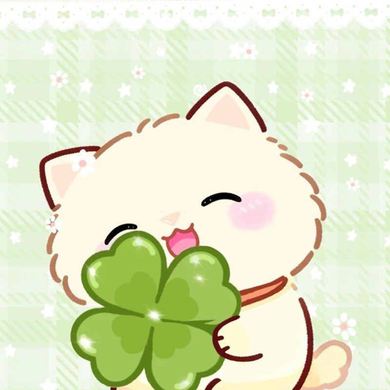 avatar cỏ 4 lá cute 9