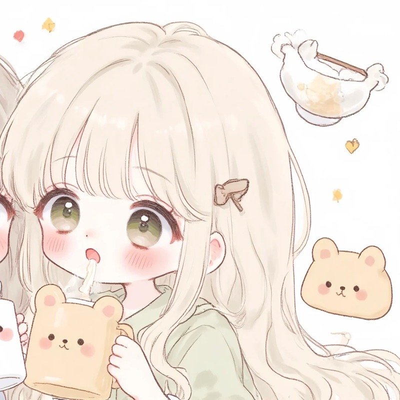 avatar đôi bạn thân nữ cute 14