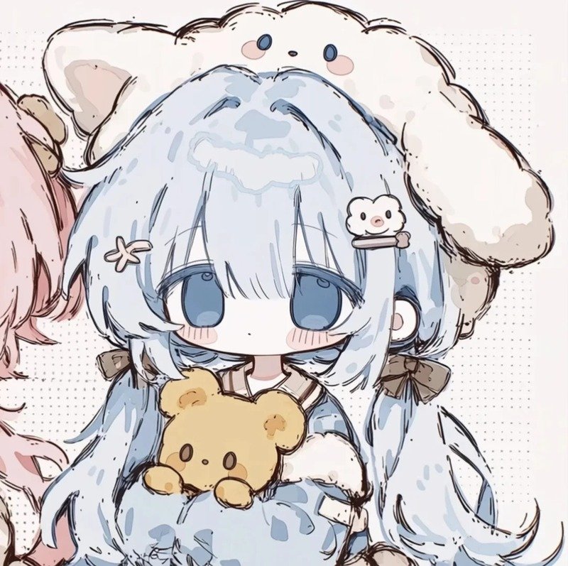 avatar đôi bạn thân nữ cute 27