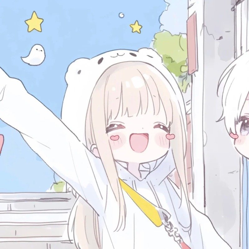 avatar đôi bạn thân nữ cute 34