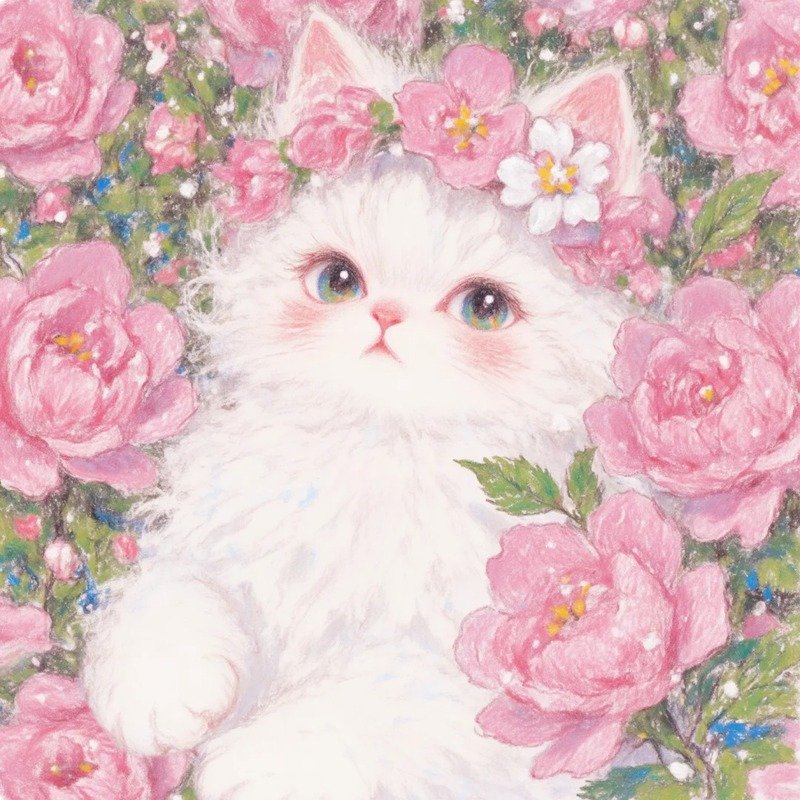 avatar màu hồng cute 11