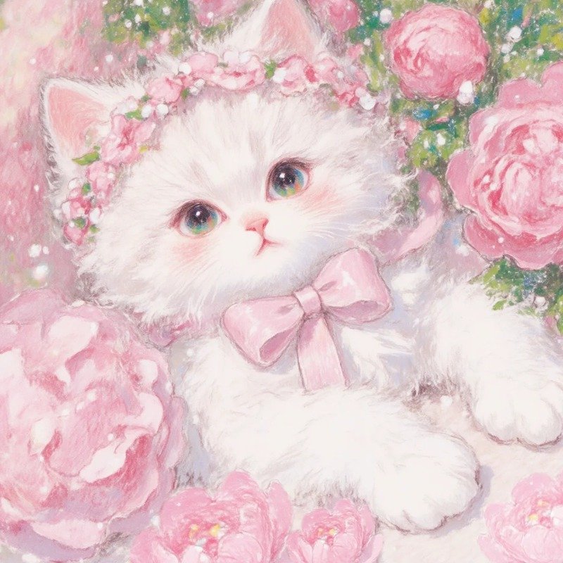 avatar màu hồng cute 14