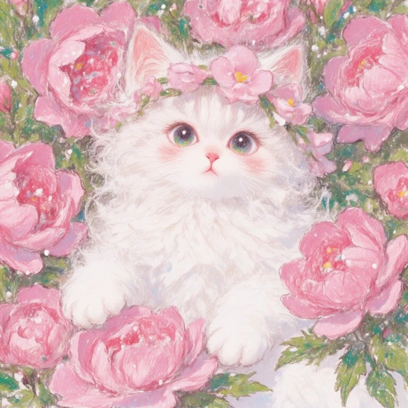 avatar màu hồng cute 15