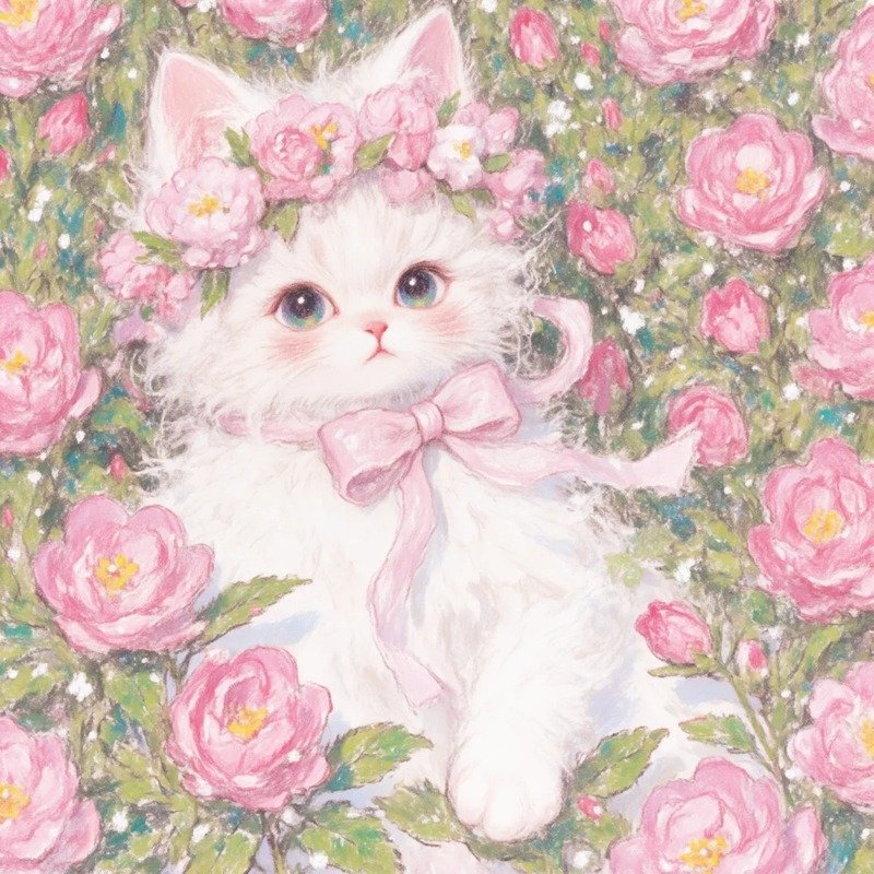 avatar màu hồng cute 16