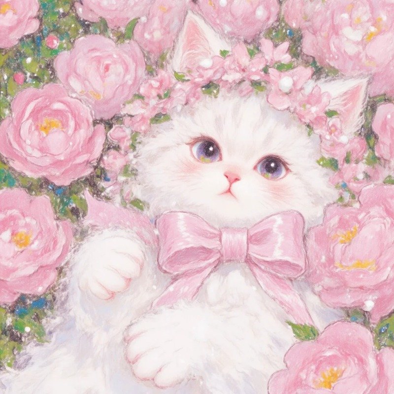 avatar màu hồng cute 20