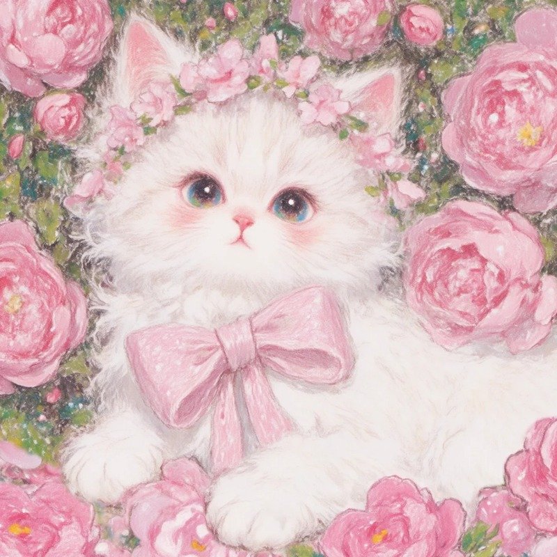 avatar màu hồng cute 25
