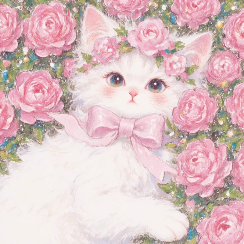 avatar màu hồng cute 36