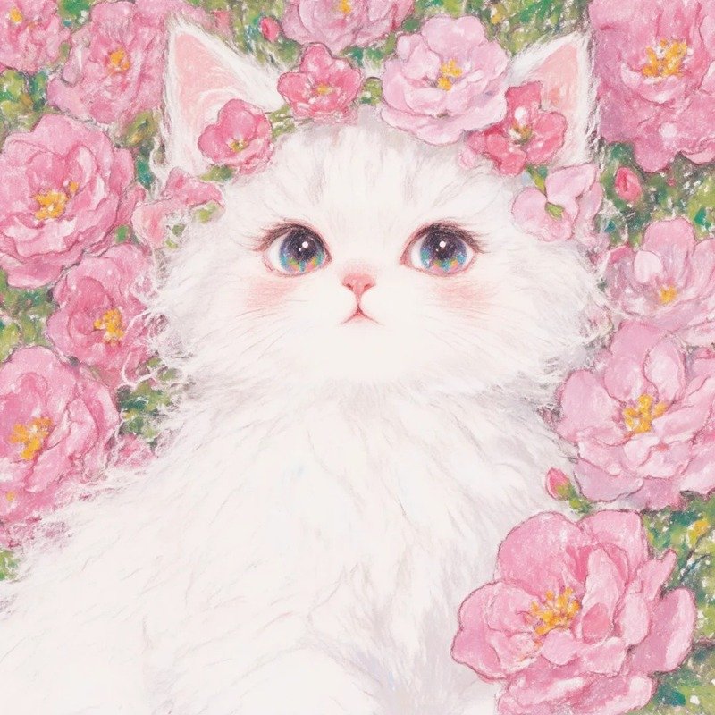 avatar màu hồng cute 38