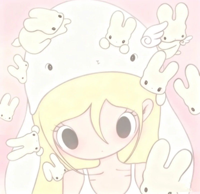 avatar màu hồng cute 40