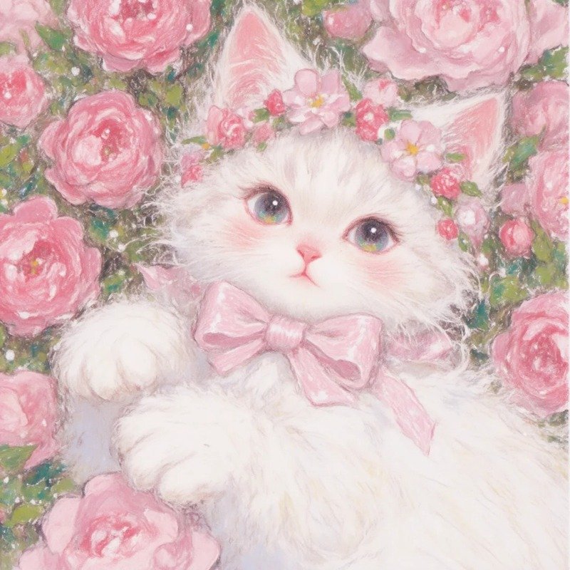 avatar màu hồng cute 8