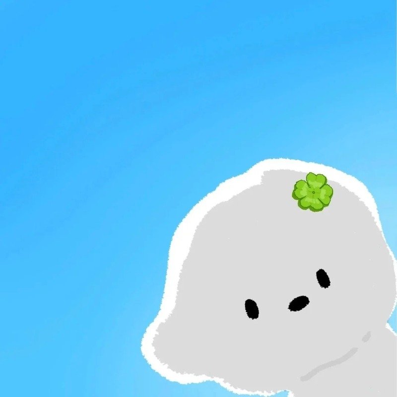 avatar màu xanh dương cute 39