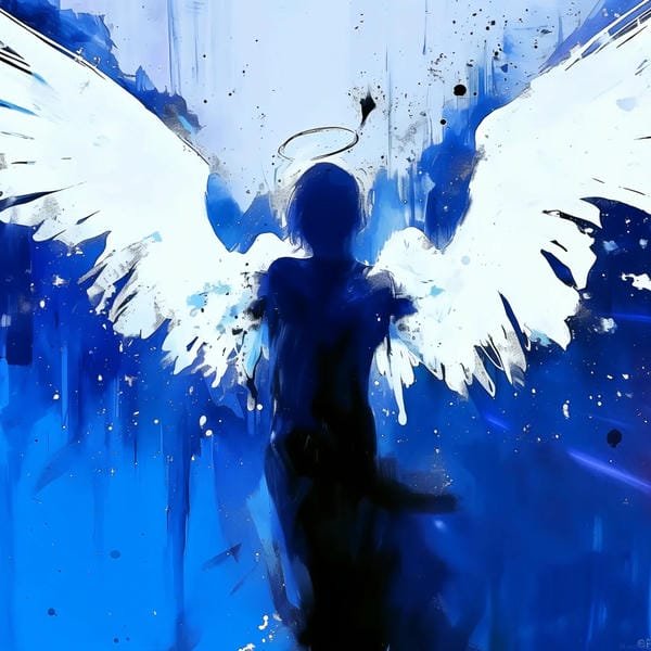 avatar màu xanh dương ngầu 15