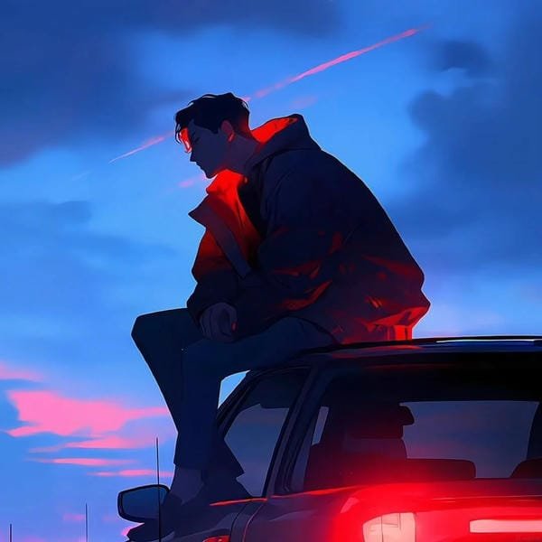 avatar màu xanh dương ngầu 22