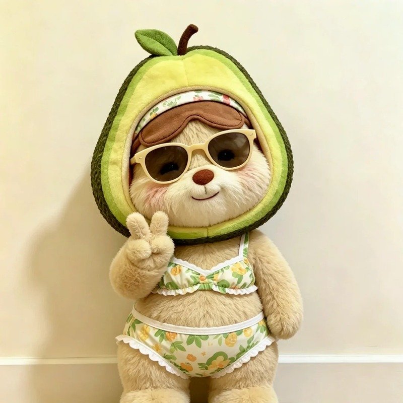 avatar quả bơ cute 3