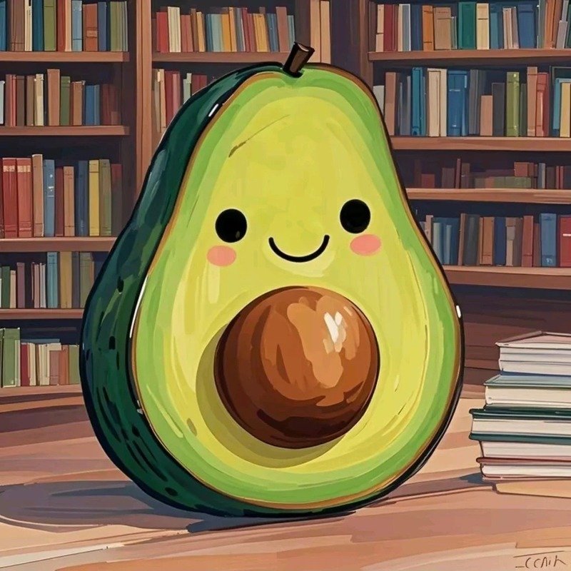 avatar quả bơ cute 9
