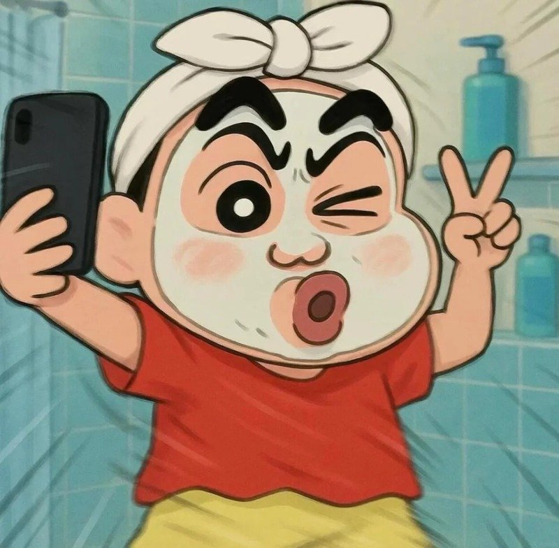 ngộ nghĩnh avatar shin cute 25