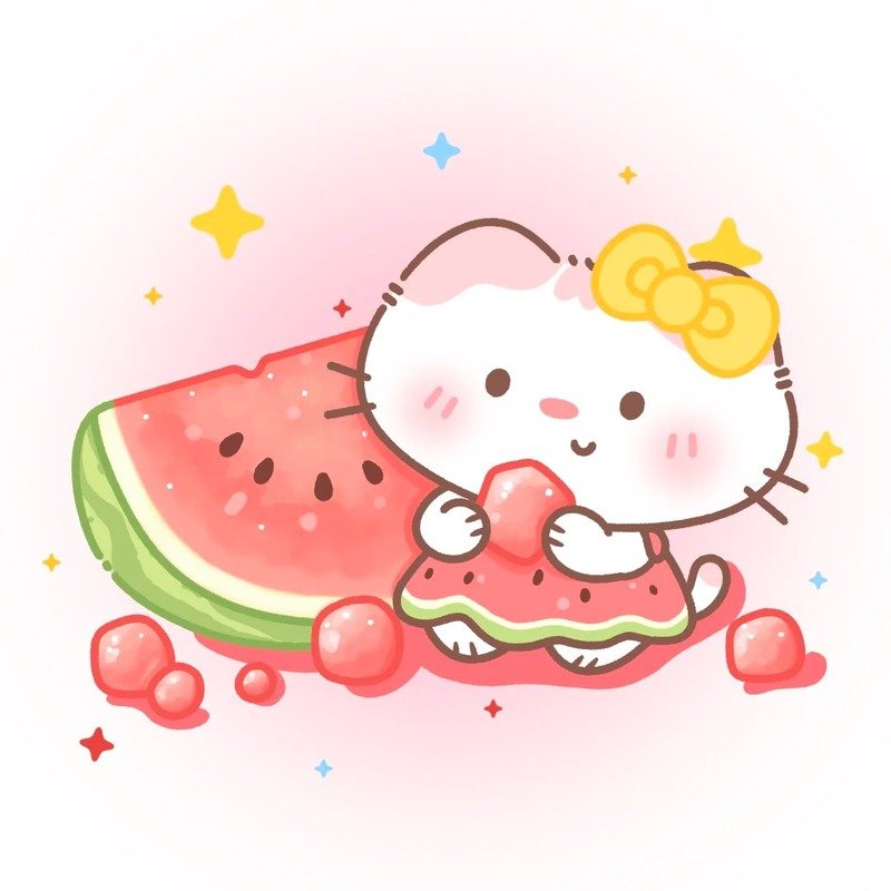 avatar dưa hấu cute 10