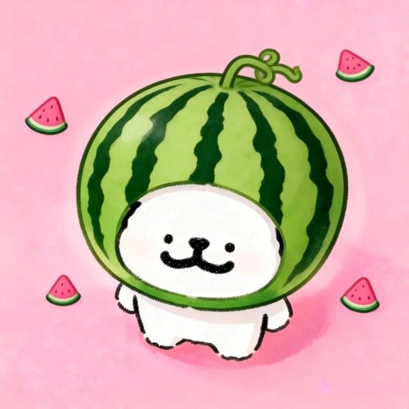 avatar dưa hấu cute 33
