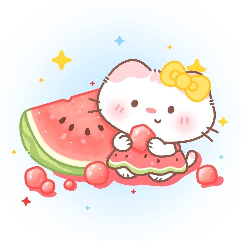avatar dưa hấu cute 7