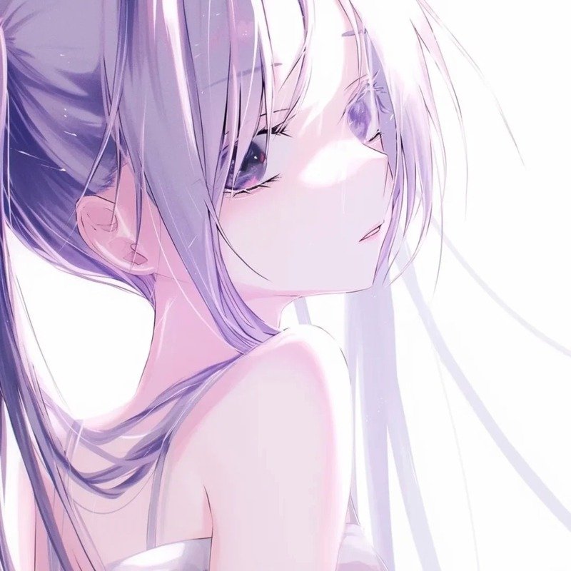 avatar màu tím cute 3