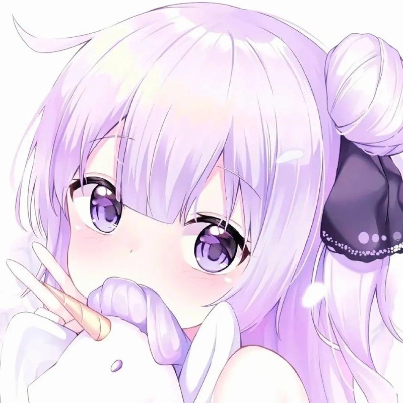 avatar màu tím cute 30