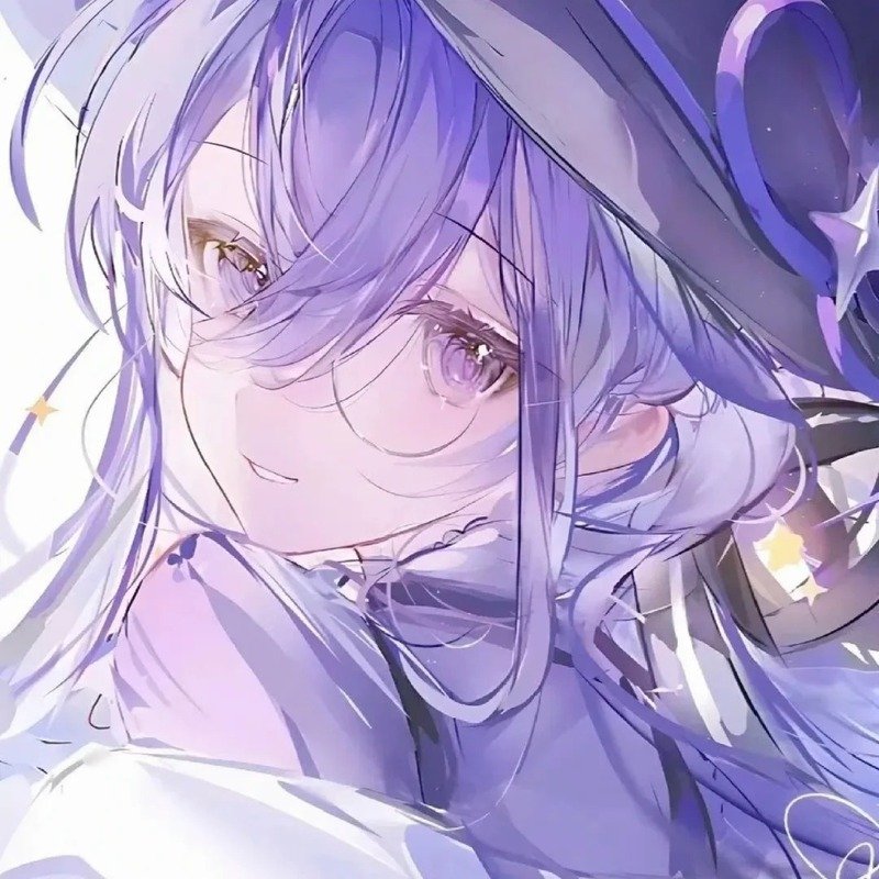 avatar màu tím cute 32